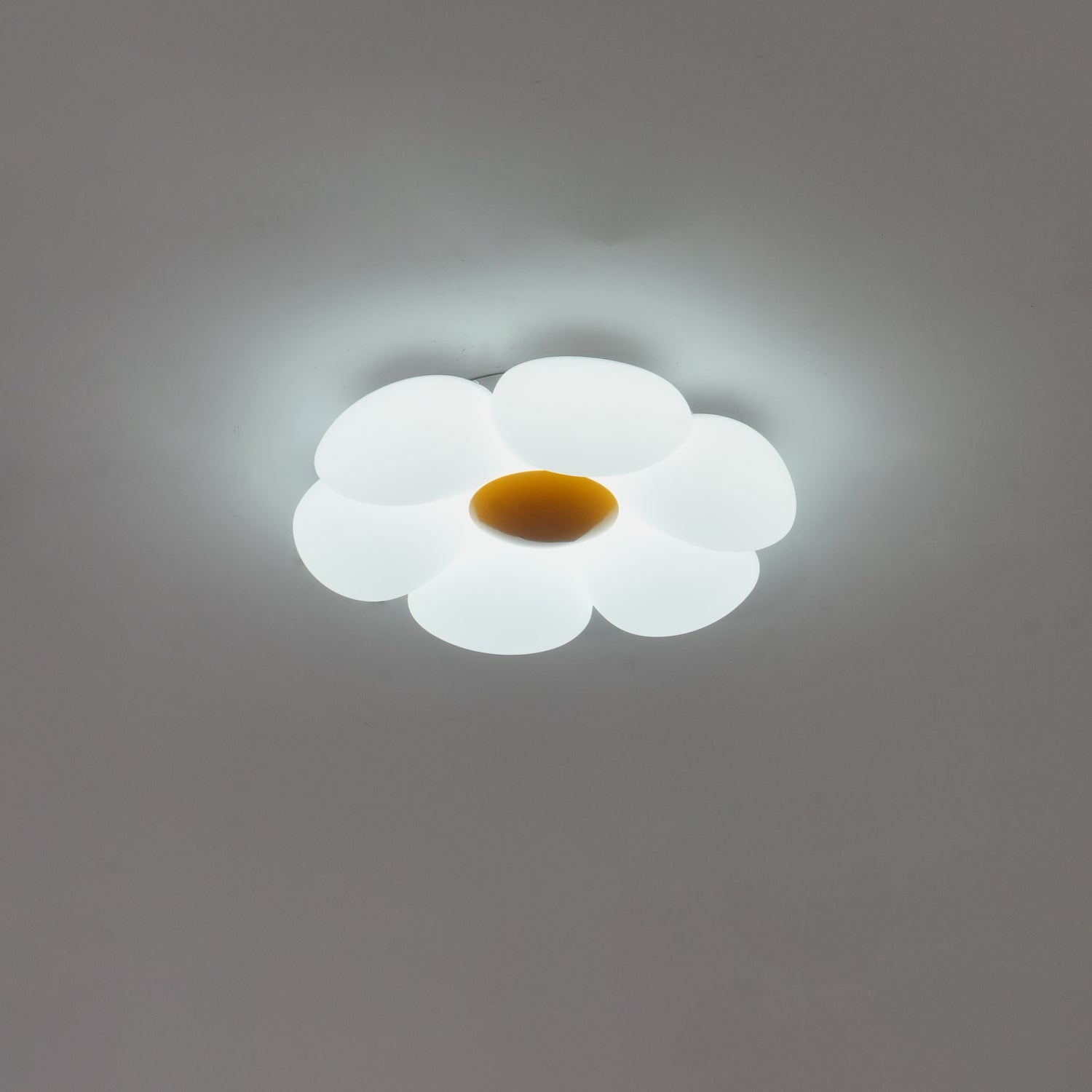 Blooming Six Petal Flower LED Flush Mount Ceiling Lamp for Nursery and Kids Rooms