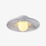 vintage-french-style-white-floral-resin-semi-flush-mount-ceiling-light