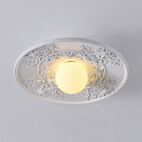 vintage-french-style-white-floral-resin-semi-flush-mount-ceiling-light