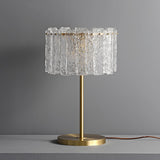Skylar Modern Brass and Glass Table Lamp for Luxury Bedroom and Office Lighting