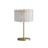 Skylar Modern Brass and Glass Table Lamp for Luxury Bedroom and Office Lighting