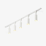 Modern Minimalist LED Cylinder Track Light Adjustable Spotlight for Gallery and Home