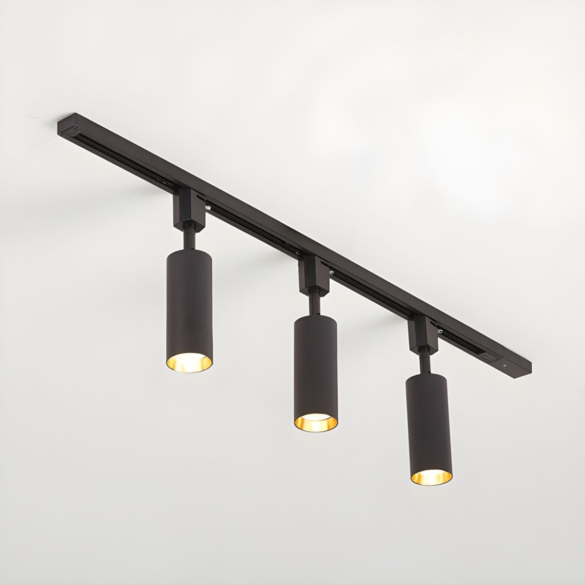 Modern Minimalist LED Cylinder Track Light Adjustable Spotlight for Gallery and Home