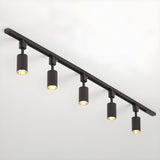 Modern Minimalist LED Cylinder Track Light Adjustable Spotlight for Gallery and Home