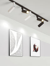Modern Minimalist LED Cylinder Track Light Adjustable Spotlight for Gallery and Home