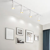 Modern Minimalist LED Cylinder Track Light Adjustable Spotlight for Gallery and Home