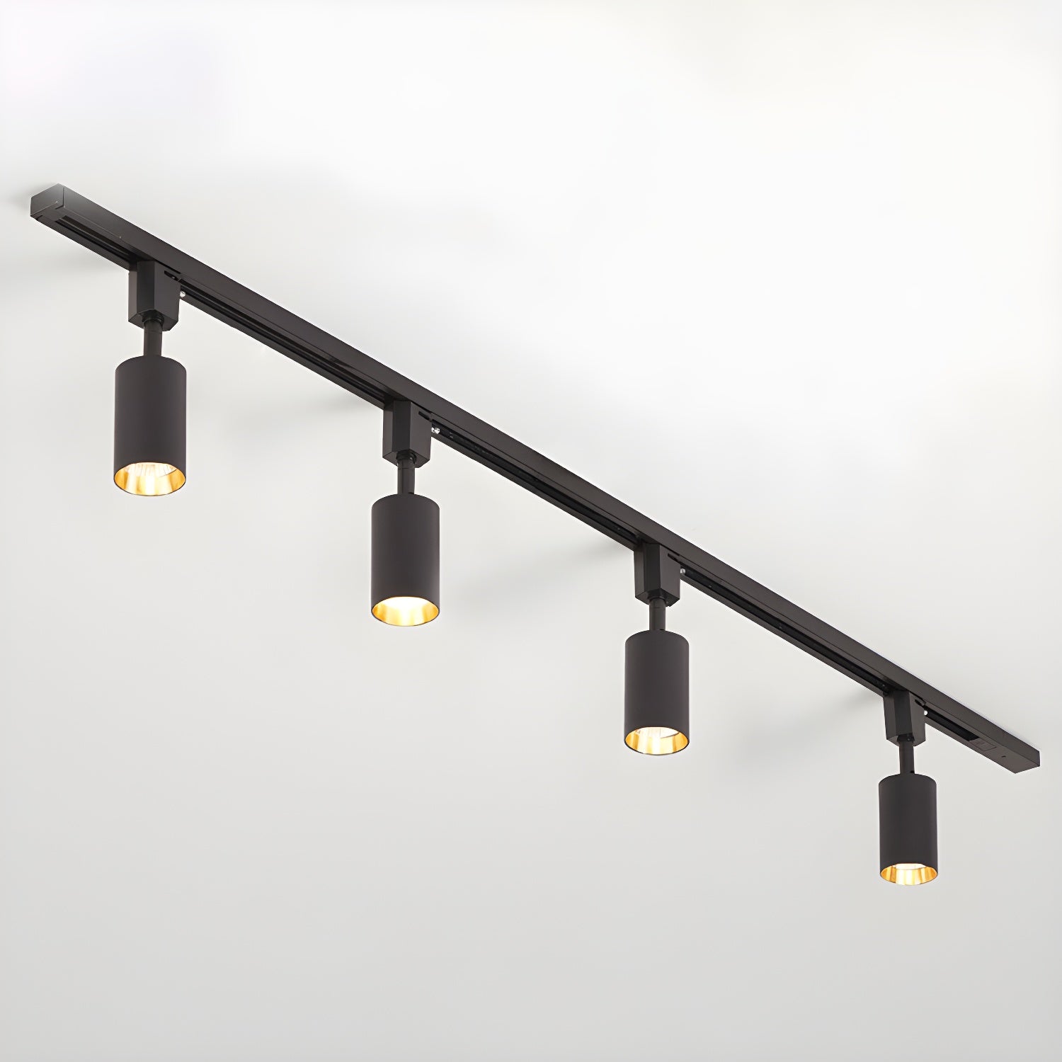 Modern Minimalist LED Cylinder Track Light Adjustable Spotlight for Gallery and Home