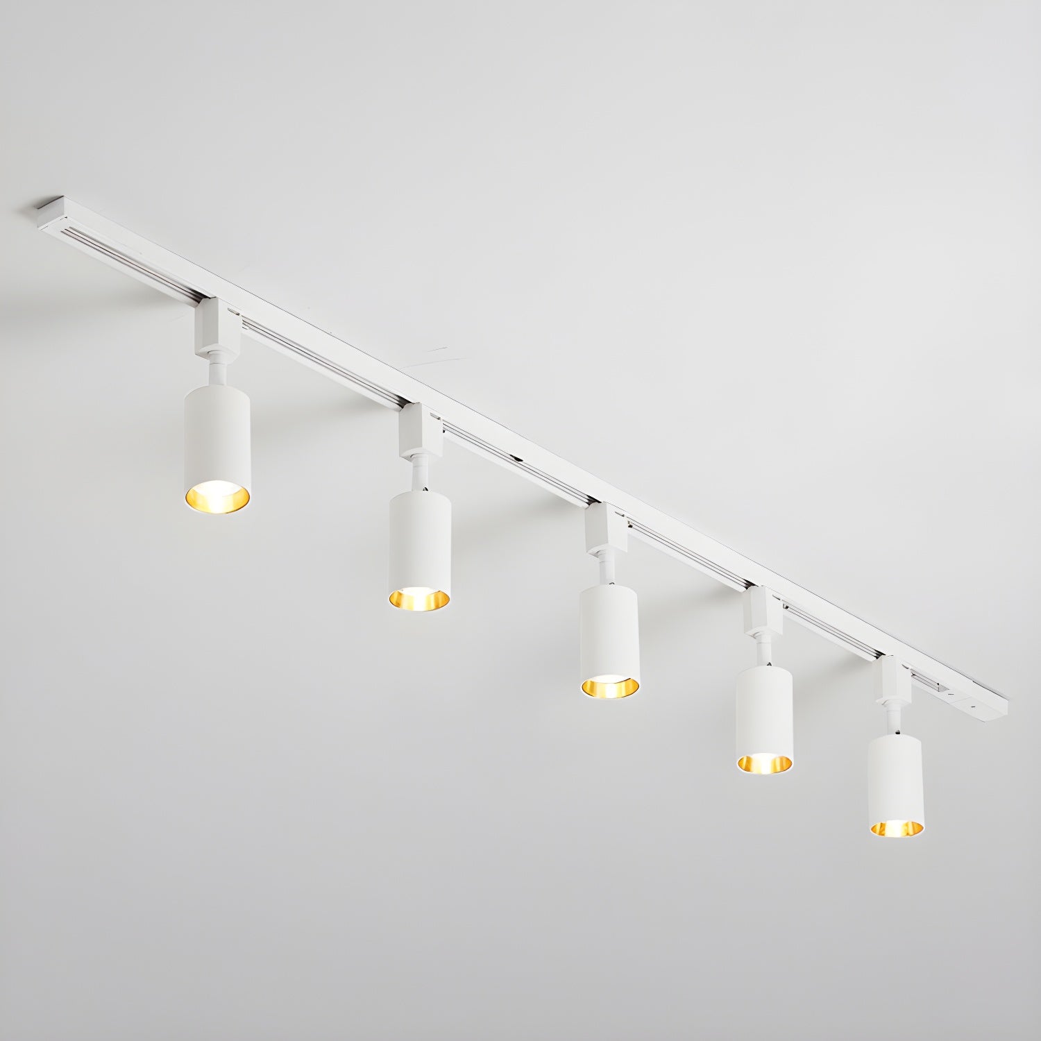 Modern Minimalist LED Cylinder Track Light Adjustable Spotlight for Gallery and Home