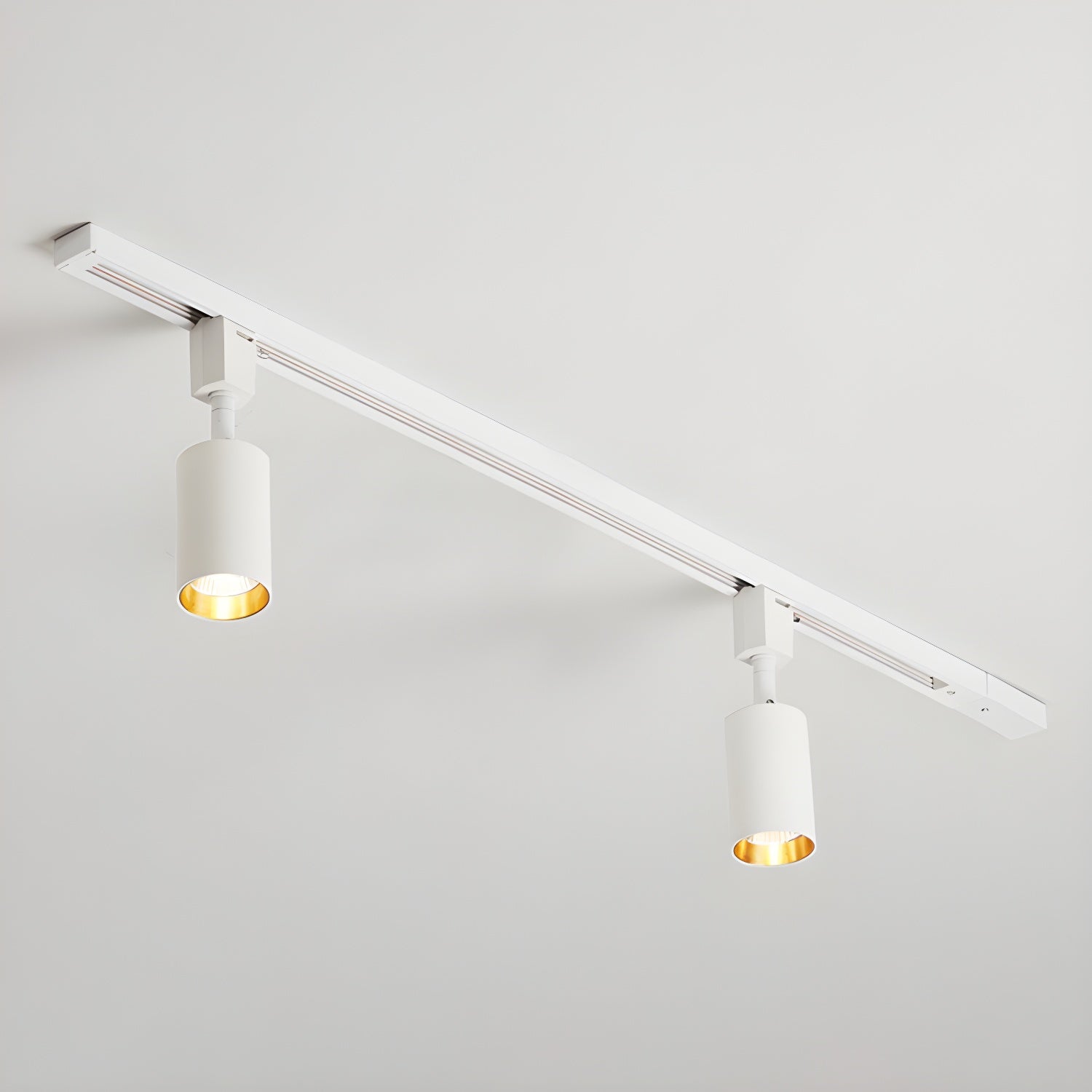 Modern Minimalist LED Cylinder Track Light Adjustable Spotlight for Gallery and Home