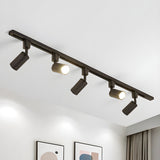Modern Minimalist LED Cylinder Track Light Adjustable Spotlight for Gallery and Home