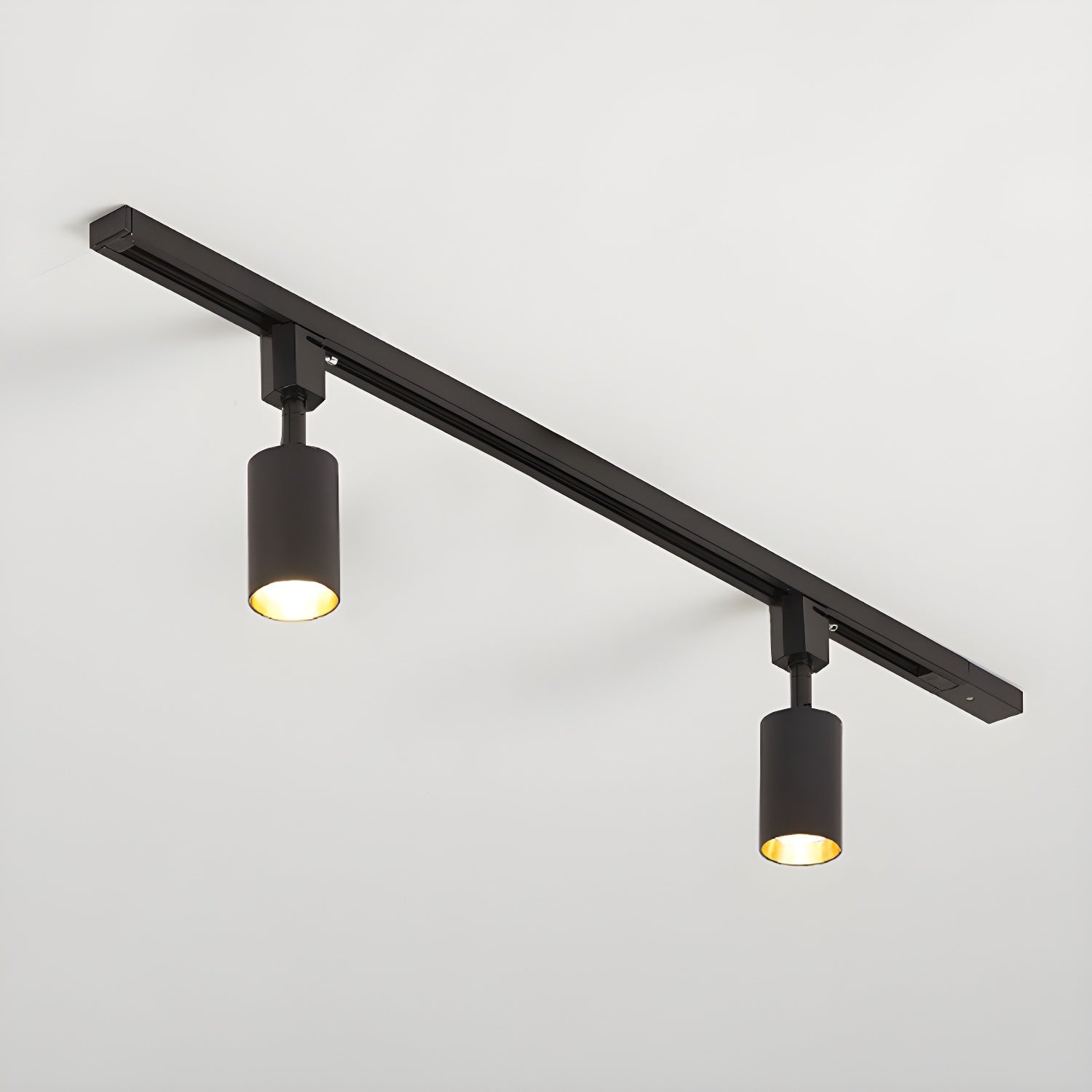 Modern Minimalist LED Cylinder Track Light Adjustable Spotlight for Gallery and Home