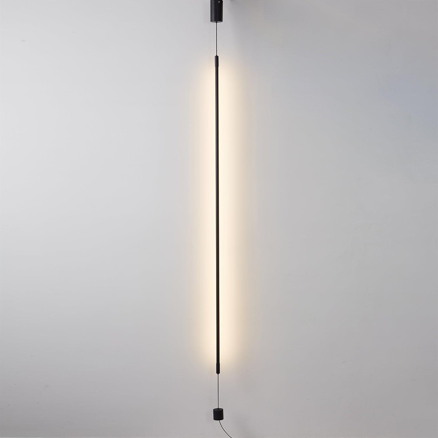 Modern Minimalist Slim Line LED Floor Lamp Sleek Geometric Corner Standing Light