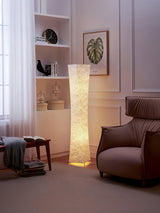 Modern Tall Slim Waist Tower Floor Lamp LED Standing Light for Bedroom and Office