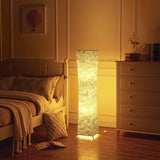 Modern Tall Slim Waist Tower Floor Lamp LED Standing Light for Bedroom and Office