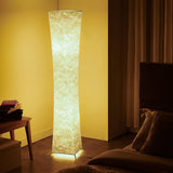 Modern Tall Slim Waist Tower Floor Lamp LED Standing Light for Bedroom and Office