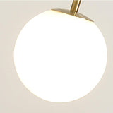 Modern Glass Bubble Floor Lamp with Marble and Wood Base for Living Room Bedroom Lighting
