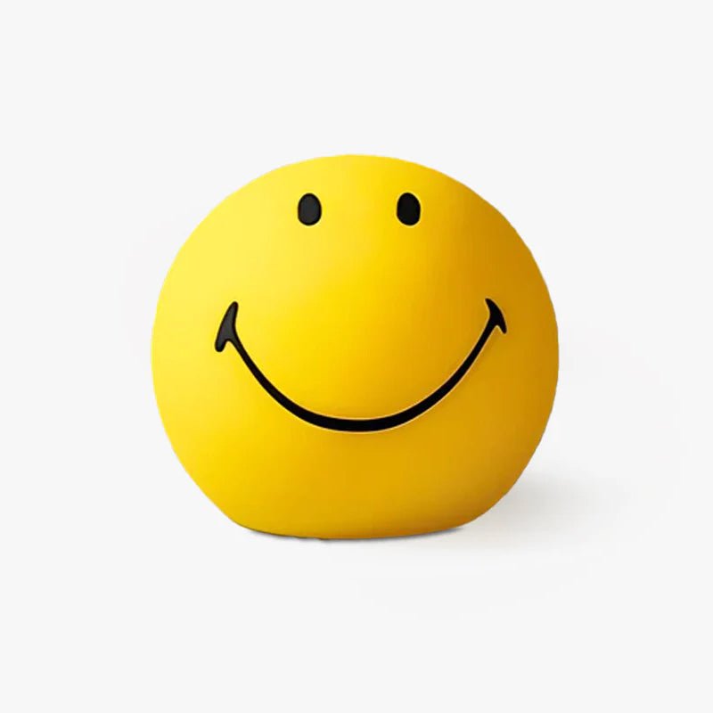 Modern Smiling Face Rechargeable LED Table Lamp for Bedside and Kids Bedroom Decor