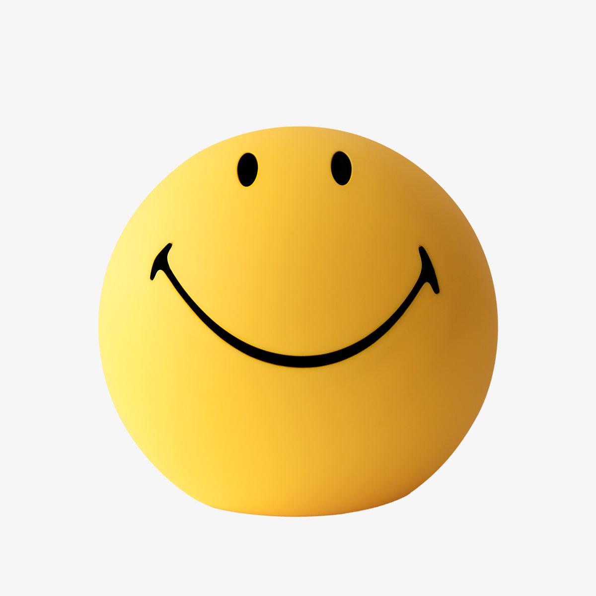 Modern Smiling Face Table Lamp Yellow Decorative LED Night Light for Home Decor