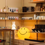 Modern Smiling Face Rechargeable LED Table Lamp for Bedside and Kids Bedroom Decor