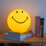 Modern Smiling Face Table Lamp Yellow Decorative LED Night Light for Home Decor