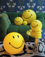 Modern Smiling Face Rechargeable LED Table Lamp for Bedside and Kids Bedroom Decor