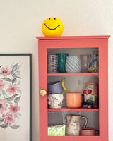 Modern Smiling Face Rechargeable LED Table Lamp for Bedside and Kids Bedroom Decor