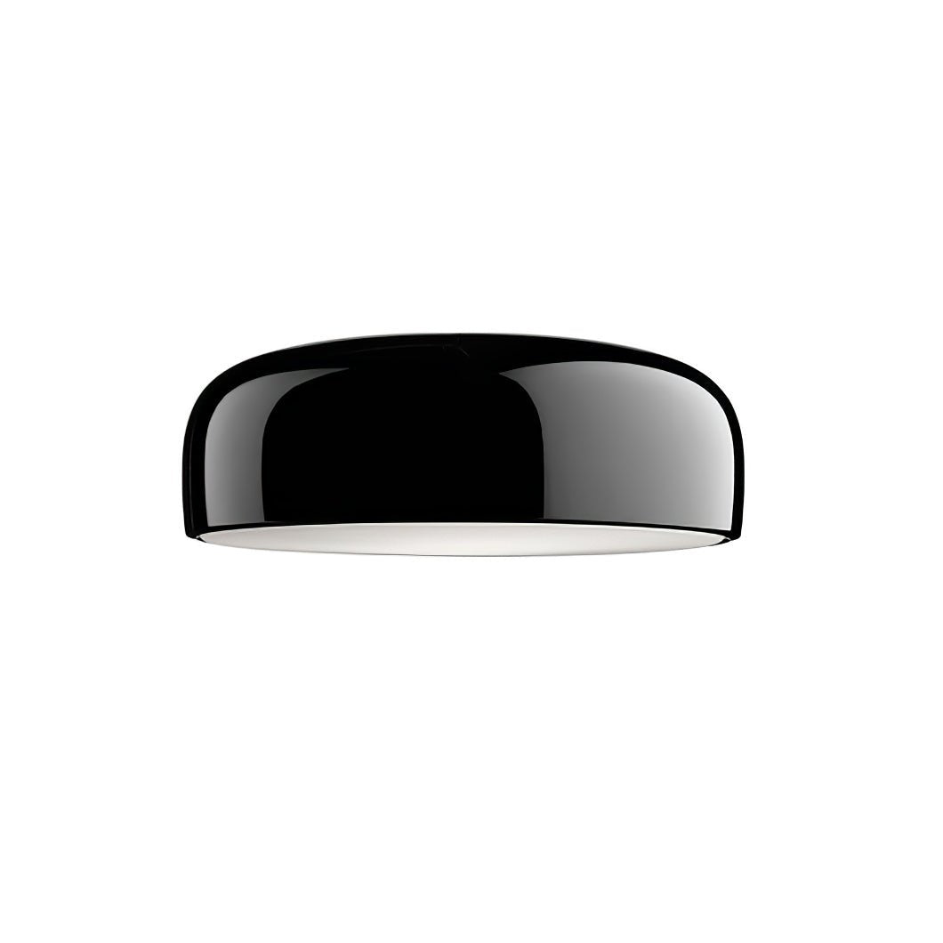 Modern Round Aluminum Flush Mount Ceiling Light for Minimalist Kitchen and Dining Areas