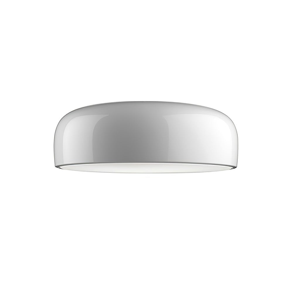 Modern Round Aluminum Flush Mount Ceiling Light for Minimalist Kitchen and Dining Areas