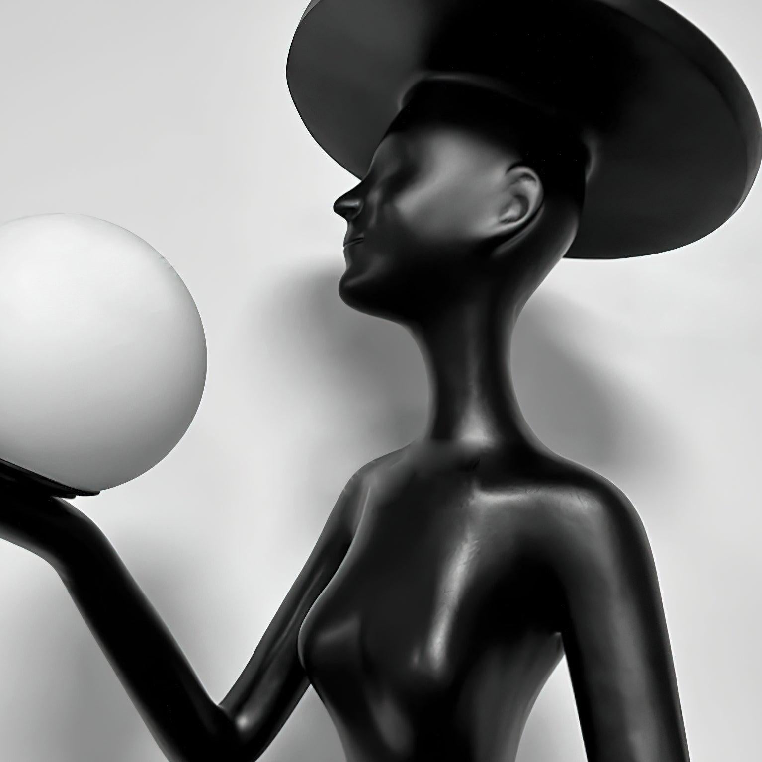 contemporary-sculpture-floor-lamp-with-fiberglass-body-and-glass-globe-shade-for-luxury-interiors