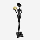 contemporary-sculpture-floor-lamp-with-fiberglass-body-and-glass-globe-shade-for-luxury-interiors