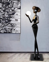 contemporary-sculpture-floor-lamp-with-fiberglass-body-and-glass-globe-shade-for-luxury-interiors