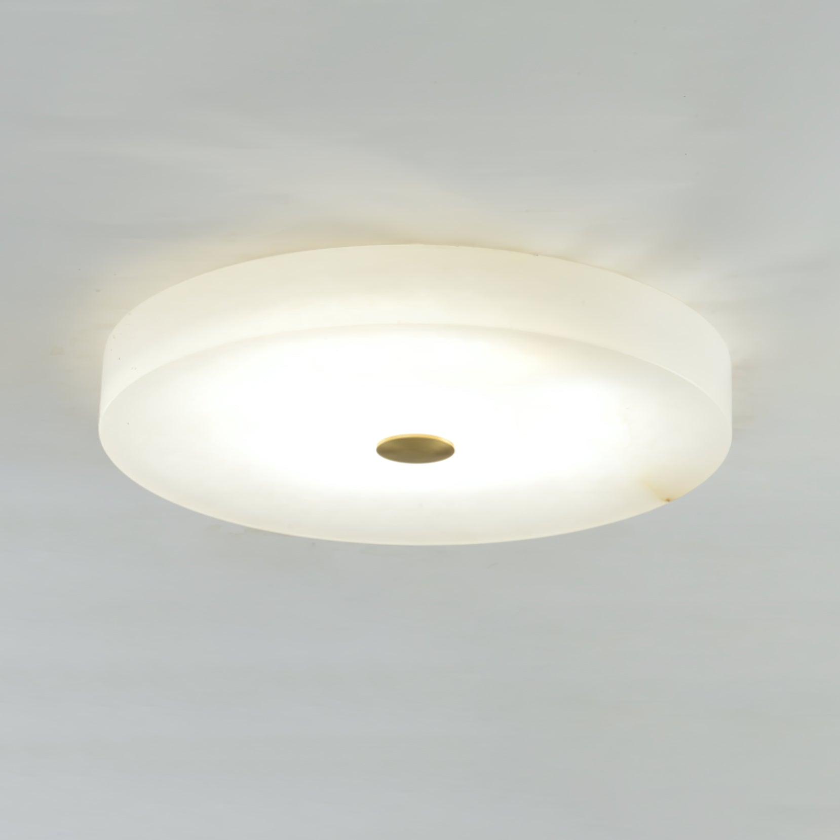 Sophie Natural Alabaster Stone Ceiling Lamp Round Flush Mount LED Light