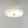 Sophie Natural Alabaster Stone Ceiling Lamp Round Flush Mount LED Light