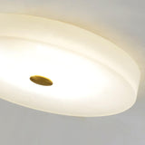Sophie Natural Alabaster Stone Ceiling Lamp Round Flush Mount LED Light