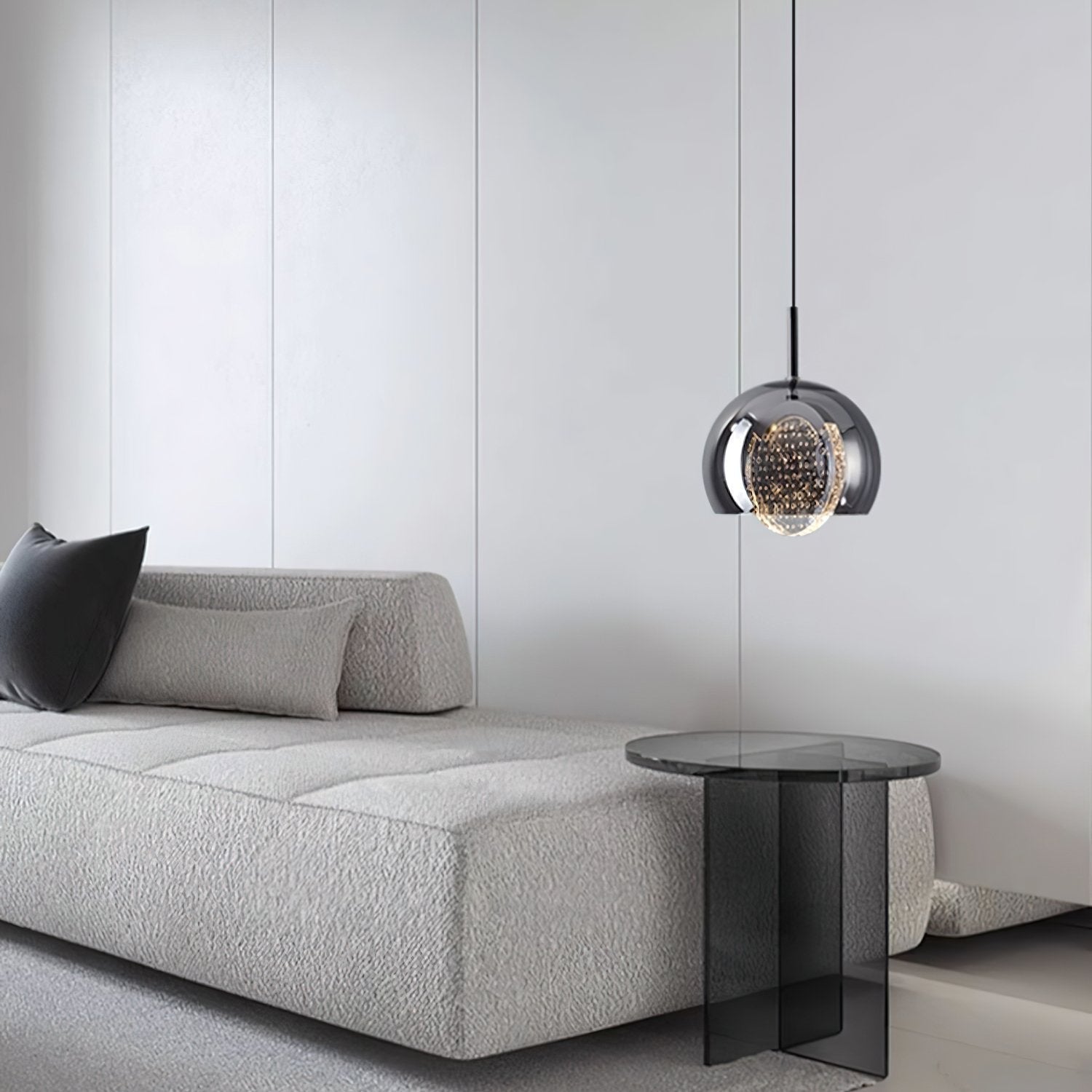 modern-space-bubble-glass-pendant-light-integrated-led-3-color-changing-fixture