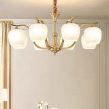 mid-century-modern-spherical-brass-chandelier-with-white-glass-globe-light-fixture