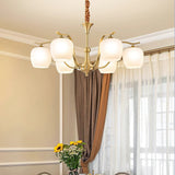 mid-century-modern-spherical-brass-chandelier-with-white-glass-globe-light-fixture
