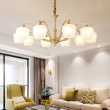 mid-century-modern-spherical-brass-chandelier-with-white-glass-globe-light-fixture