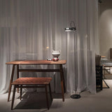 Modern Adjustable Spider Floor Lamp with Metal Reflector for Minimalist Interiors