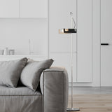 Modern Adjustable Spider Floor Lamp with Metal Reflector for Minimalist Interiors