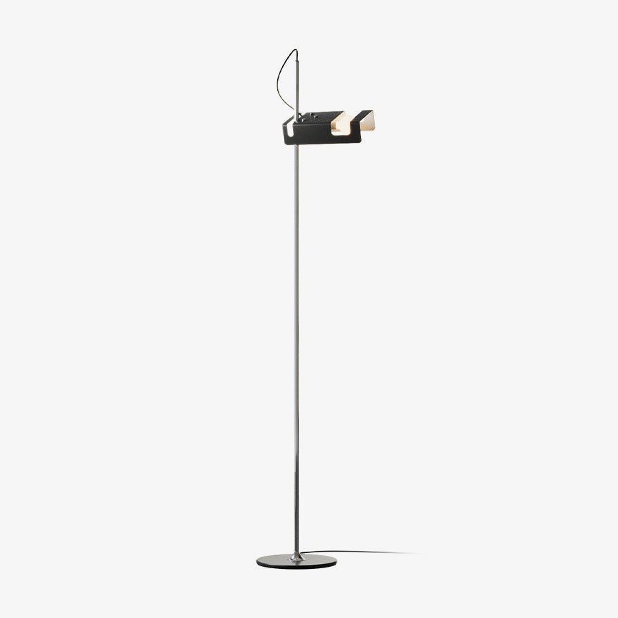 Modern Adjustable Spider Floor Lamp with Metal Reflector for Minimalist Interiors