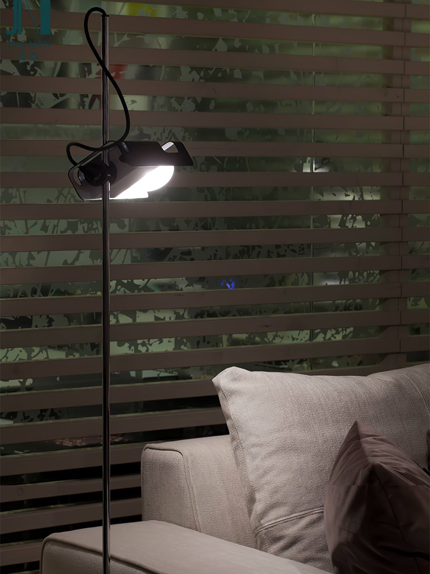 Modern Adjustable Spider Floor Lamp with Metal Reflector for Minimalist Interiors