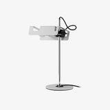 Modern Spider Metal Adjustable Table Lamp with Tilting Spotlight for Bedroom Nightstand or Desk