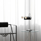 Modern Spider Metal Adjustable Table Lamp with Tilting Spotlight for Bedroom Nightstand or Desk