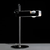 Modern Spider Metal Adjustable Table Lamp with Tilting Spotlight for Bedroom Nightstand or Desk