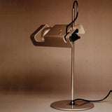 Modern Spider Metal Adjustable Table Lamp with Tilting Spotlight for Bedroom Nightstand or Desk