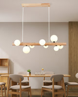 nordic-spiral-glass-ball-chandelier-wood-finish-pendant-light-for-dining-room
