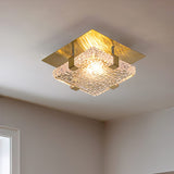modern-glass-square-ice-cube-ceiling-lamp-with-brass-base-and-integrated-led-lighting