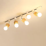 modern-nordic-square-solid-wood-track-lighting-fixture-with-glass-shades-for-dining-room