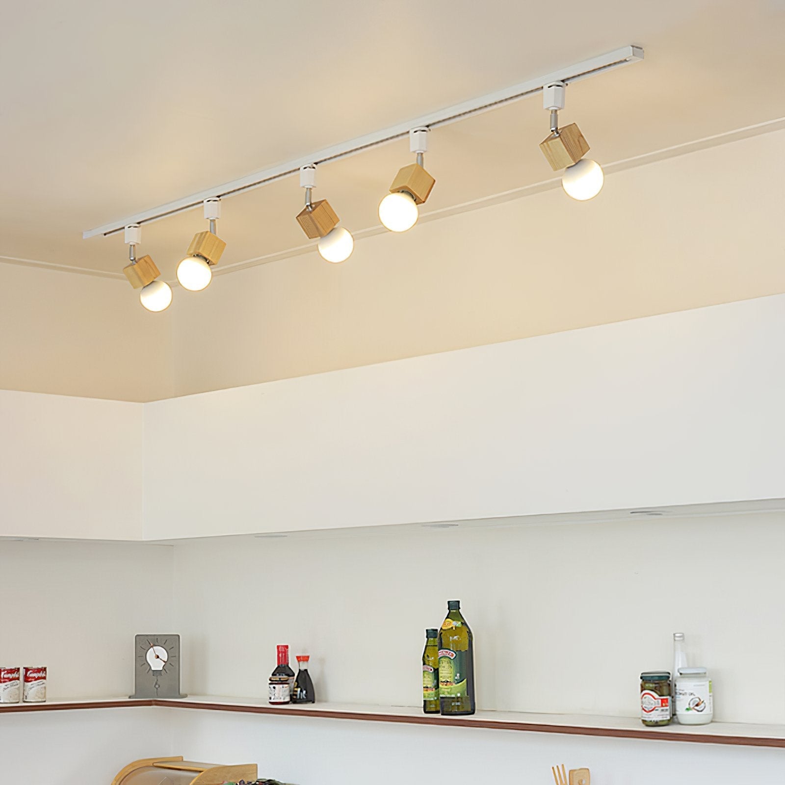 modern-nordic-square-solid-wood-track-lighting-fixture-with-glass-shades-for-dining-room